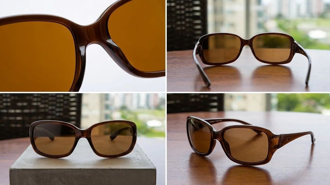 Oculos Oakley Discreet Marrom - Foto 4