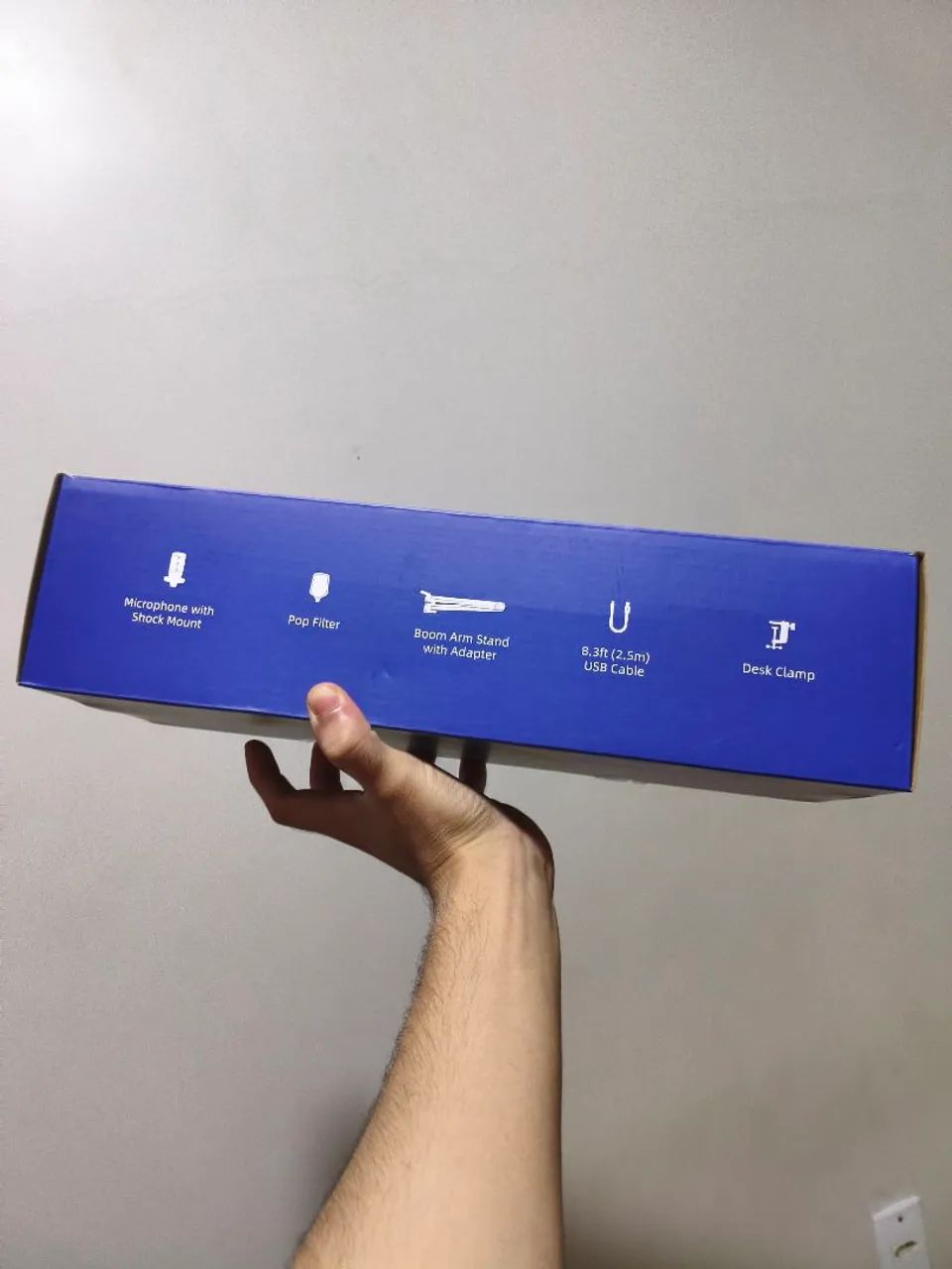 Microfone USB Fifine Ampligame A6T RGB Completo - Foto 4