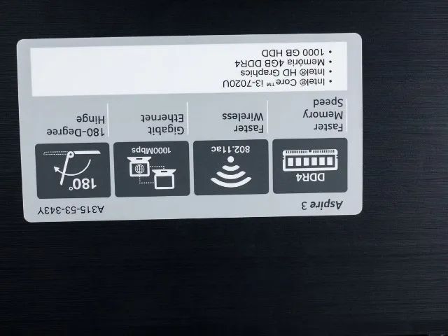 Notebook Acer Aspire 3 - A315 SSD 360GB - Foto 4