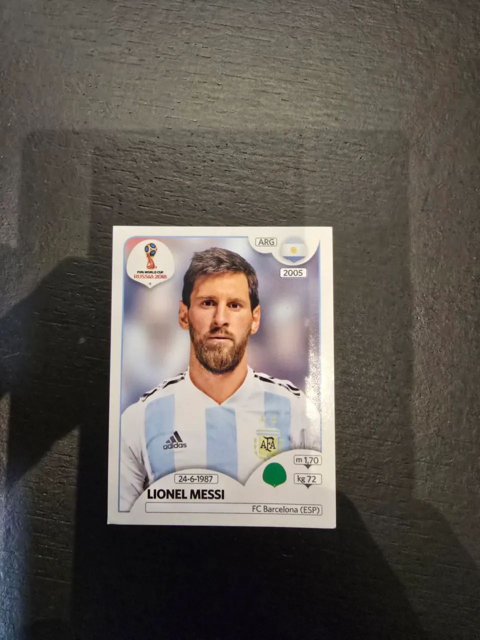 Figurinha da Copa do Mundo Messi 2018 N°288 - Foto 2