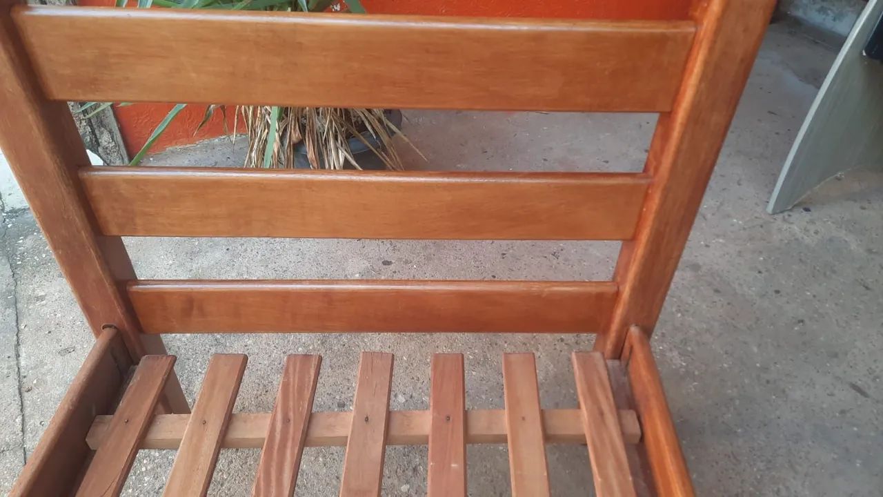 Cama solteiro de madeira  - Foto 3
