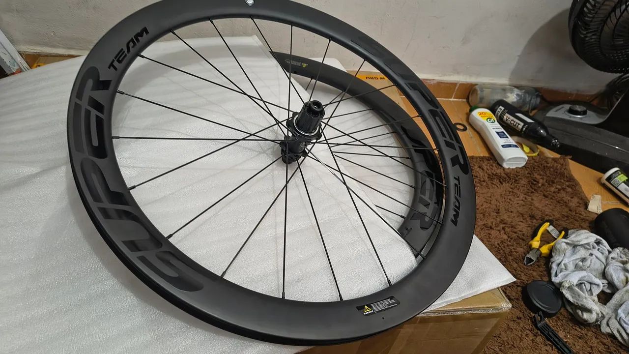 Rodas carbono para speed com freio a disco 
