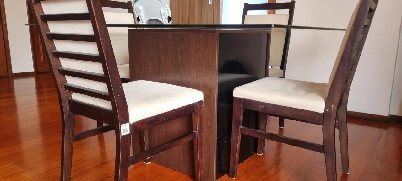 MESA DE JANTAR QUADRADA 1.40M² - SÓ MESA - 65570167837697124
