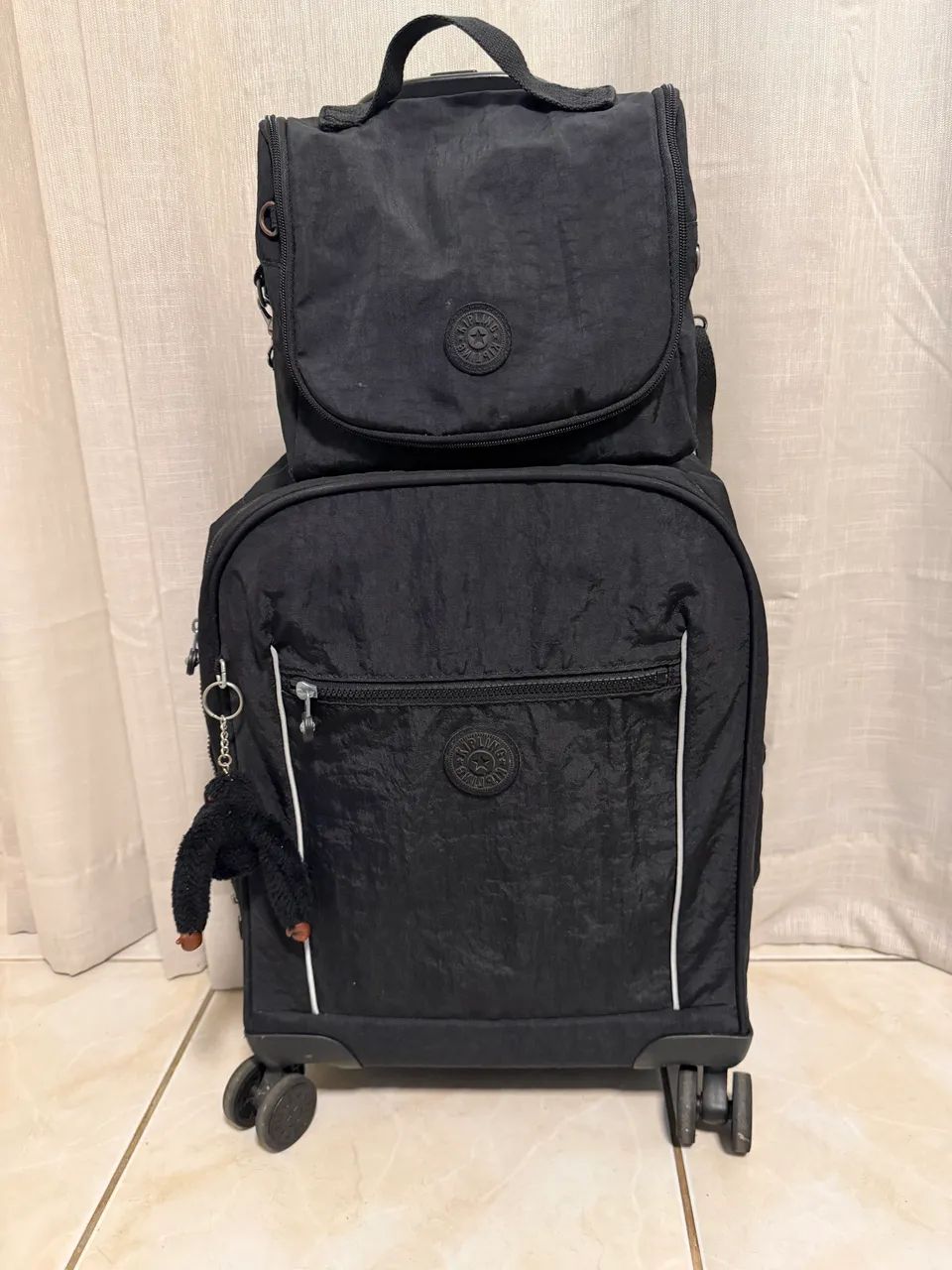 Mochila e lancheira kipling original 