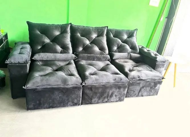 Sofá Retrátil e Reclinável - 2,70m