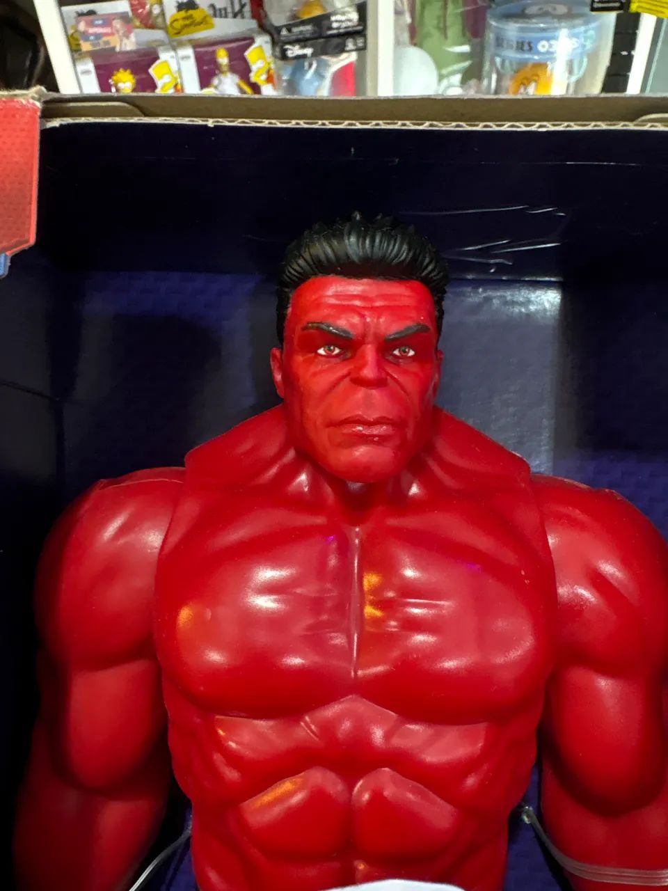 Action figure red hulk marvel Hasbro articulado  - Foto 4