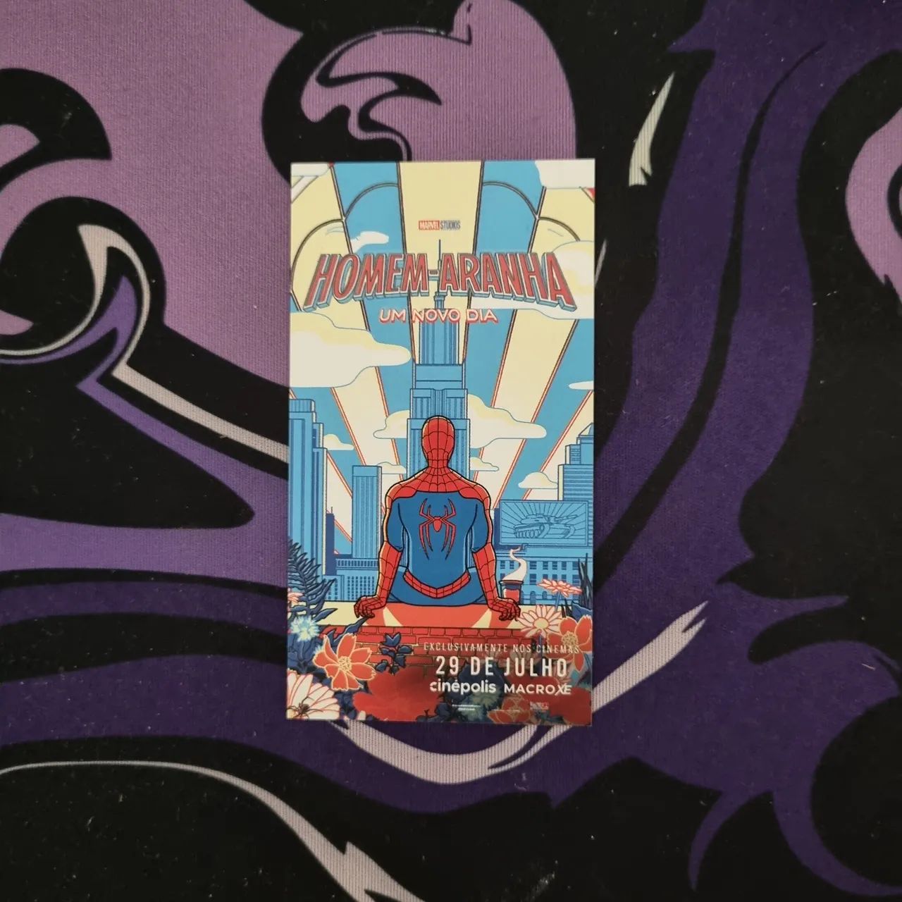 Card Homem-aranha Cinépolis