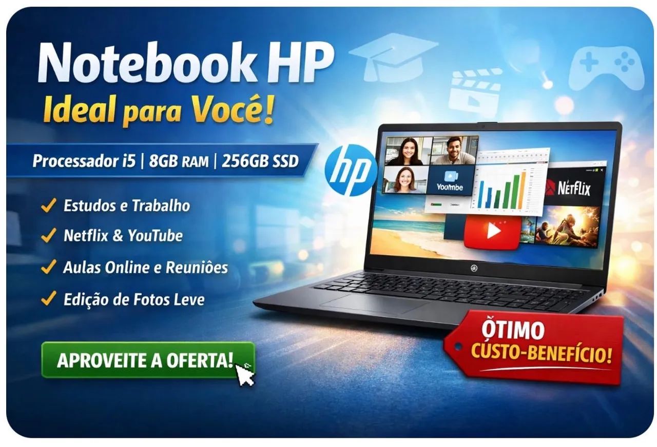 Venda notebook seminovo