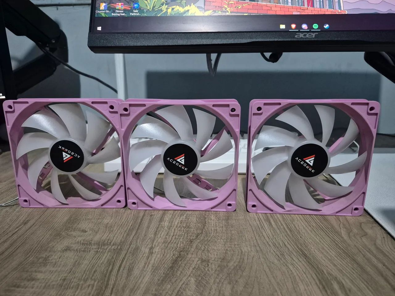 Fans Acegeek lilás 120mm