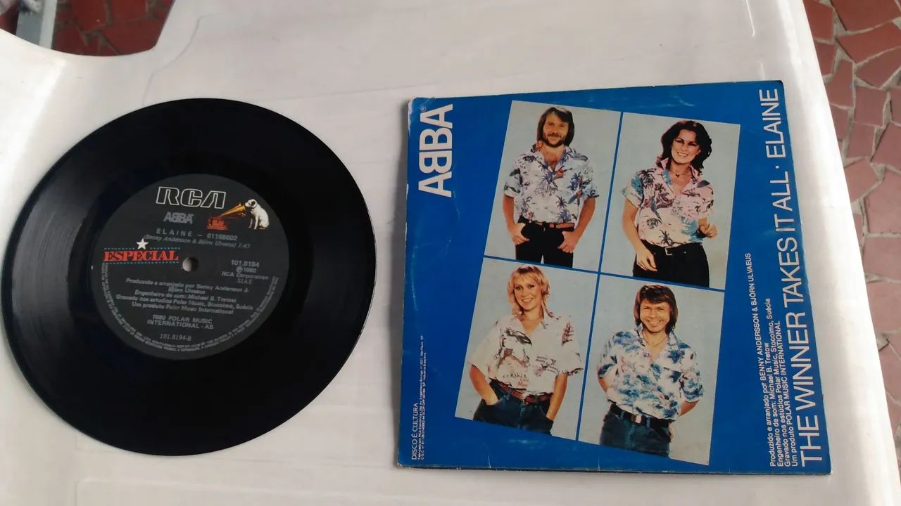Vinil compacto ABBA ótimo estado. 