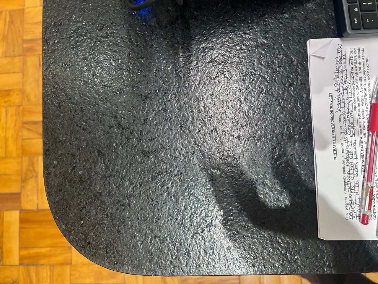 Mesa de mármore para escritório.  - Foto 4
