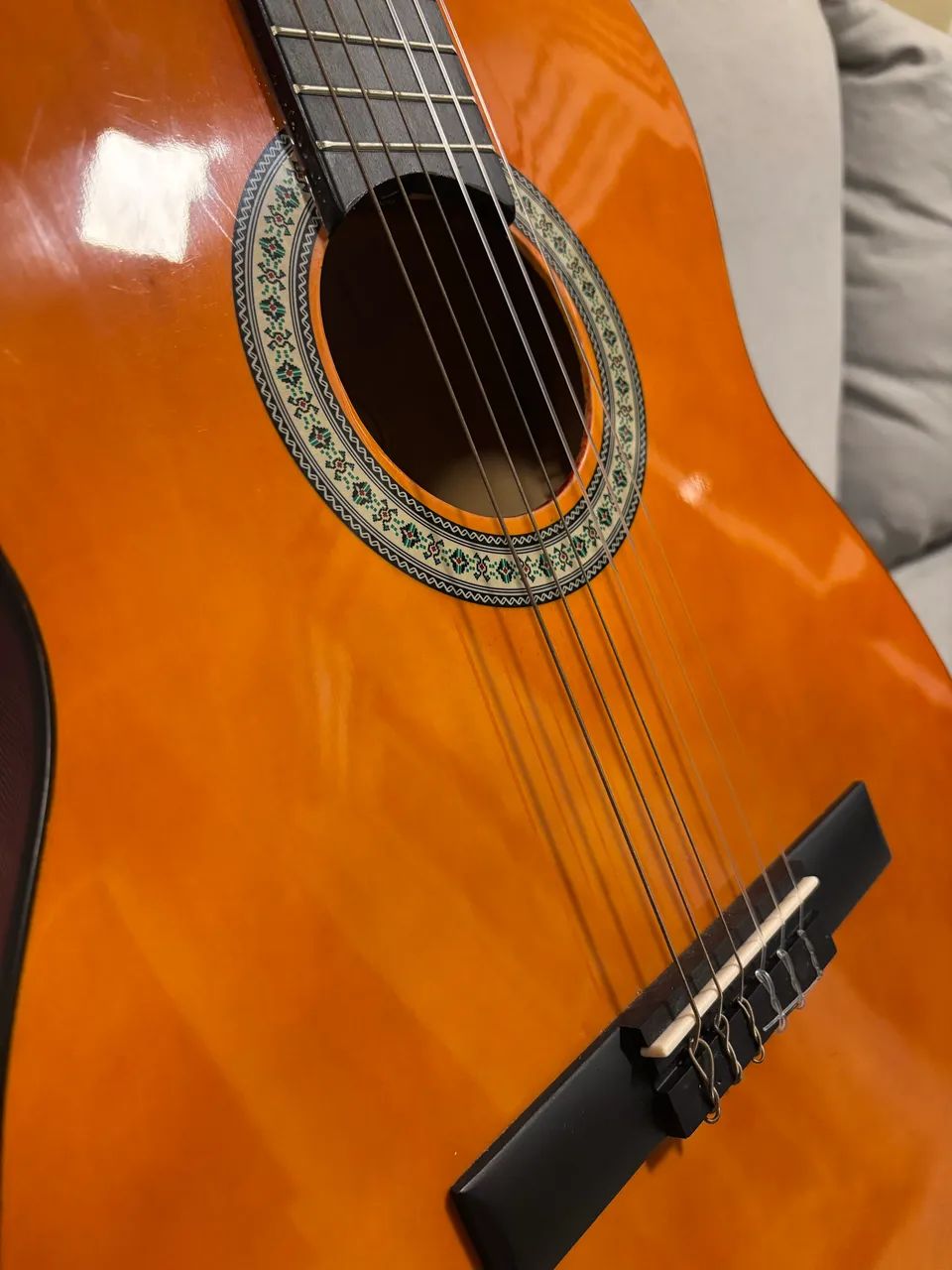Violão Giannini clássico com capa. - Foto 2