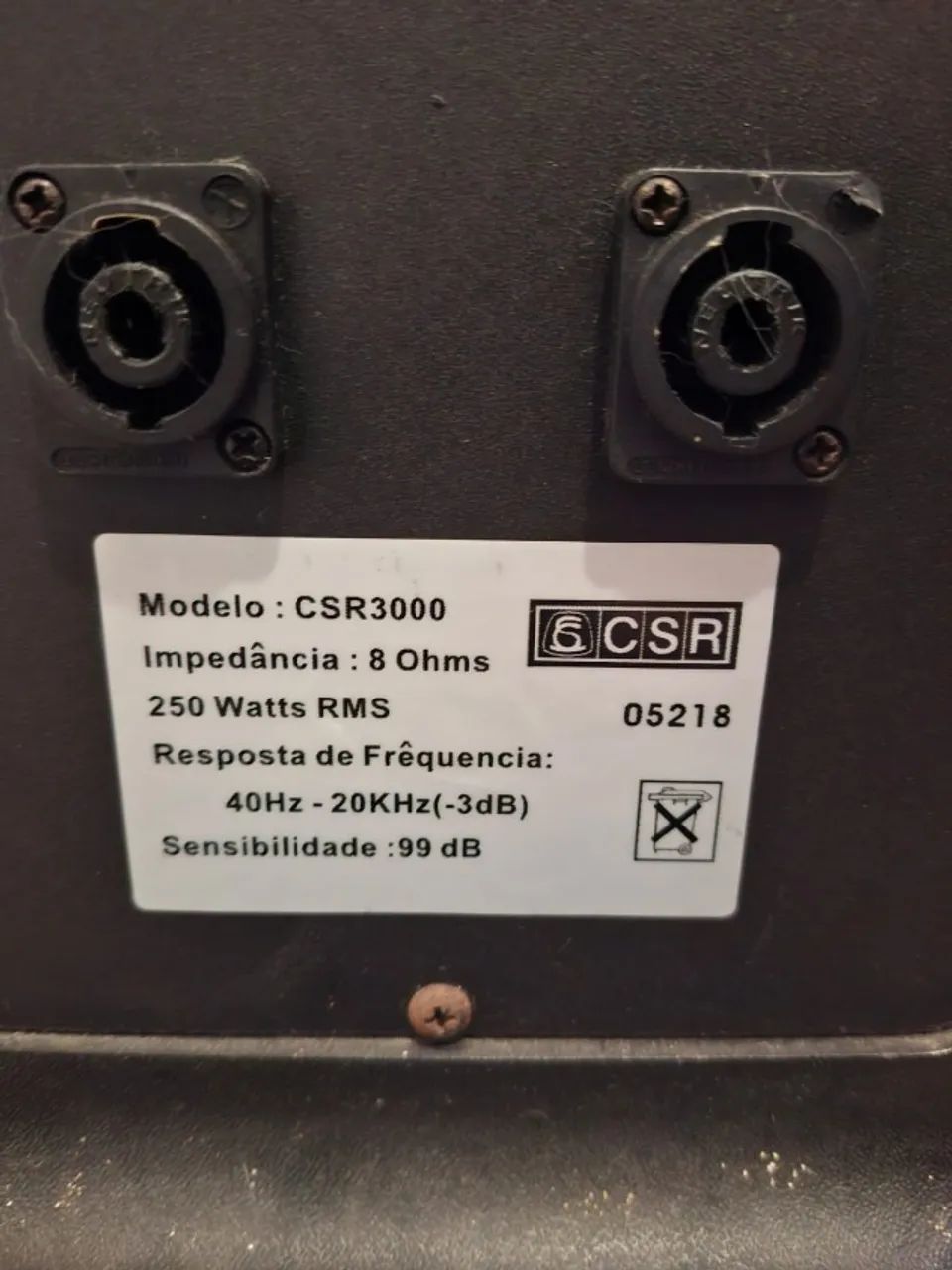 Caixa ativa + caixa passiva CSR 3000A - Foto 5