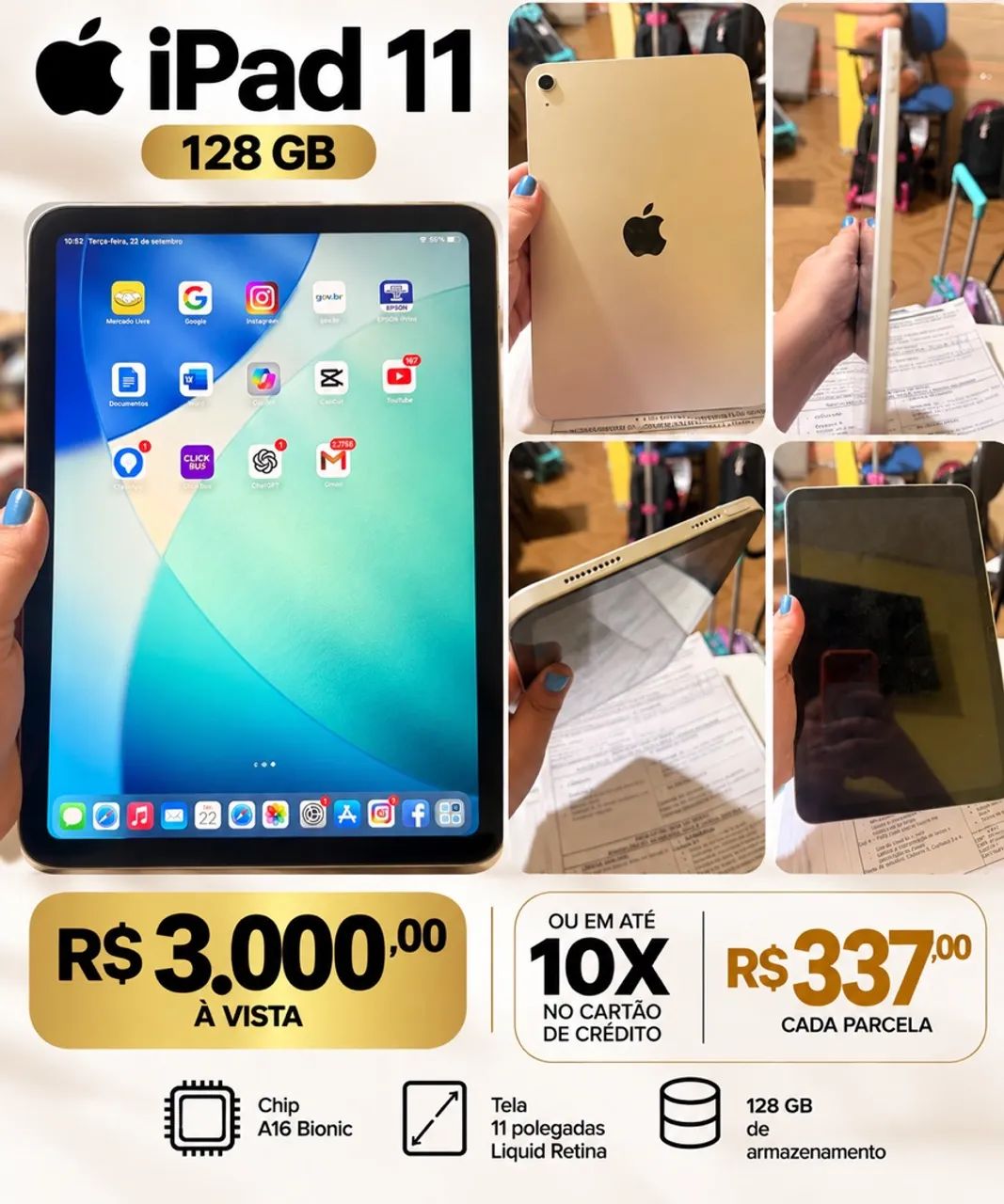 iPad 11 128 gb 