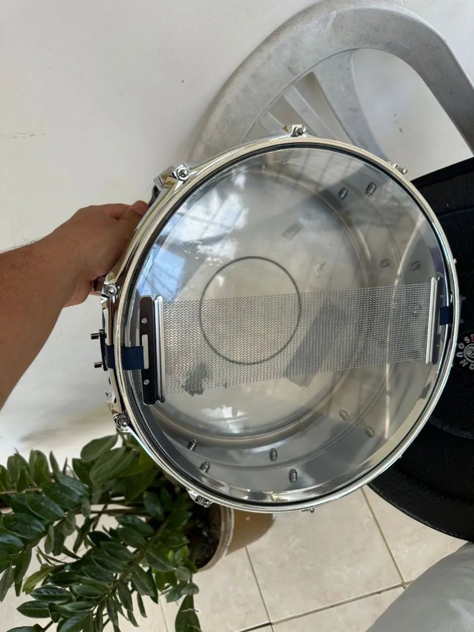 Caixa Nagano Studio Phonic Stell Shell 14x06,BAG Semi Novo