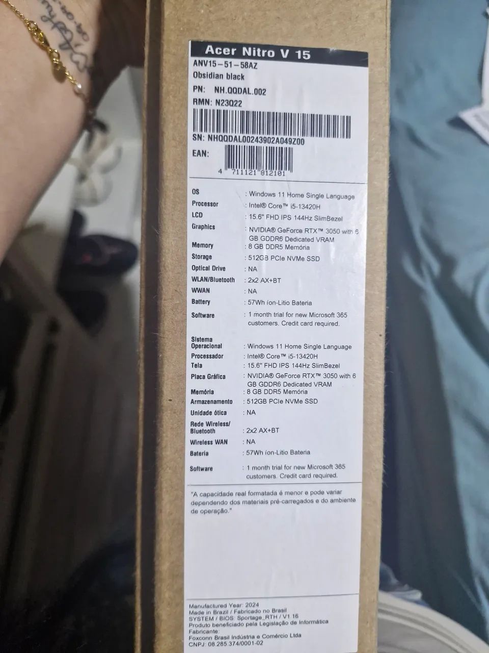 Notbook Acer 