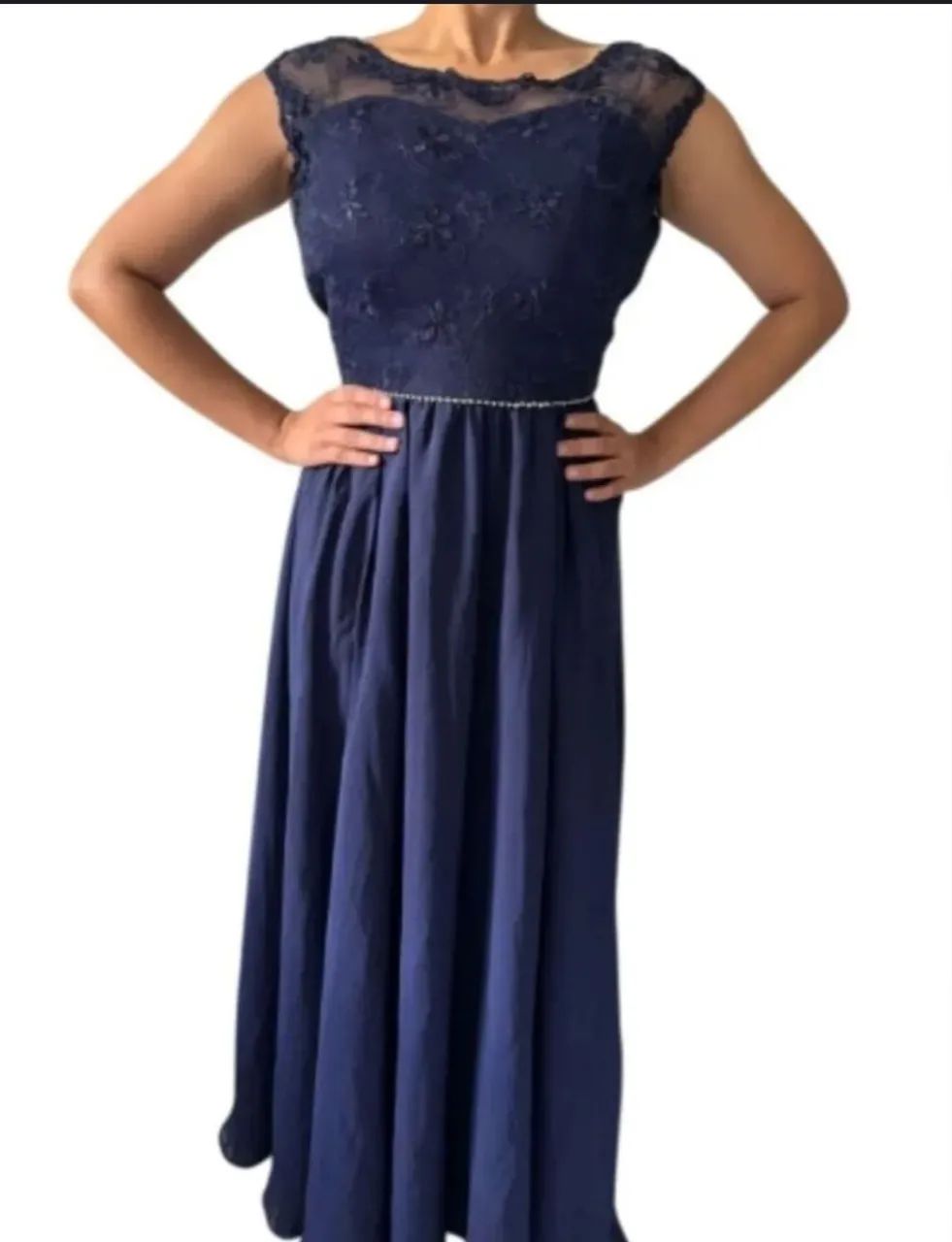 Vestido de festa Azul  - Foto 3