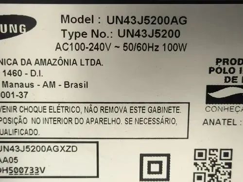 Tv Samsung smart 43 pra conserto sem imagem 
