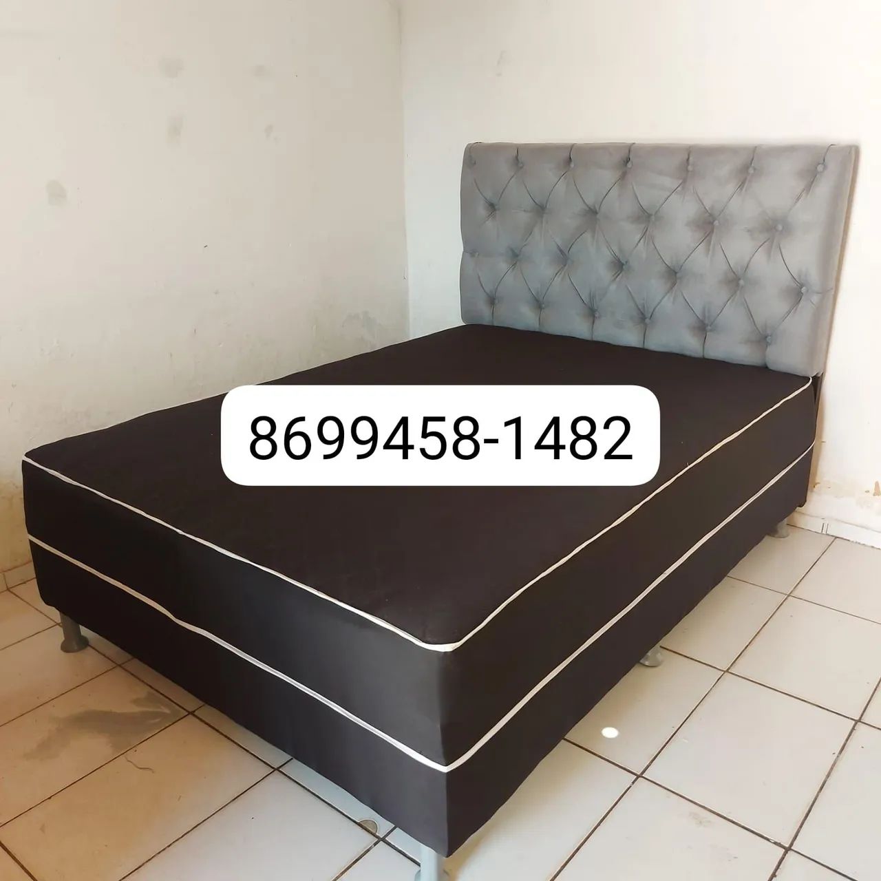 Cama Casal de Molas com Cabeceira - Foto 5