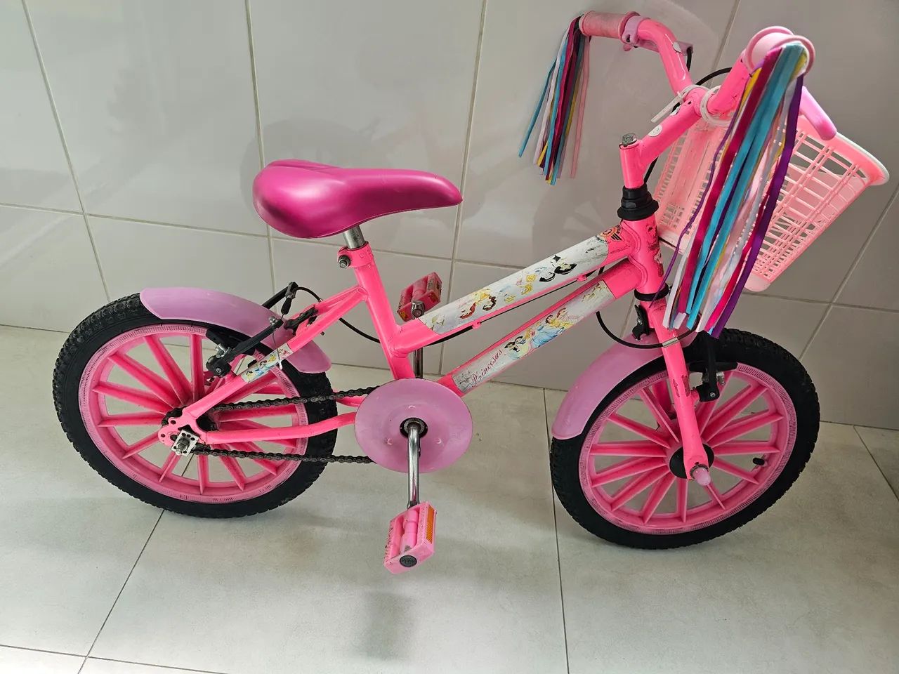 Bicicleta infantil menina Aro 16