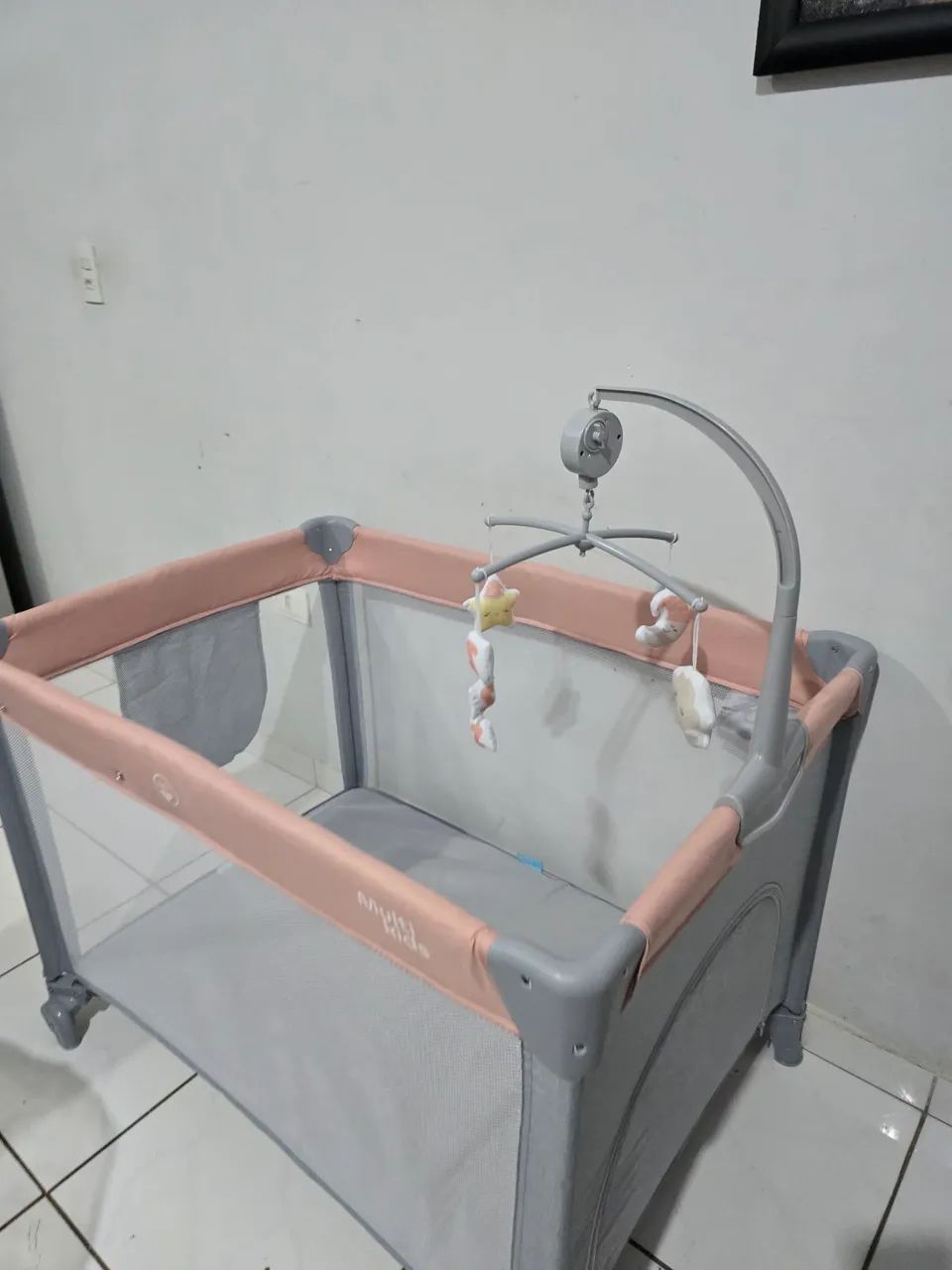 Berço Desmontável Multikids Baby DayDream 0-15 kg - Foto 5