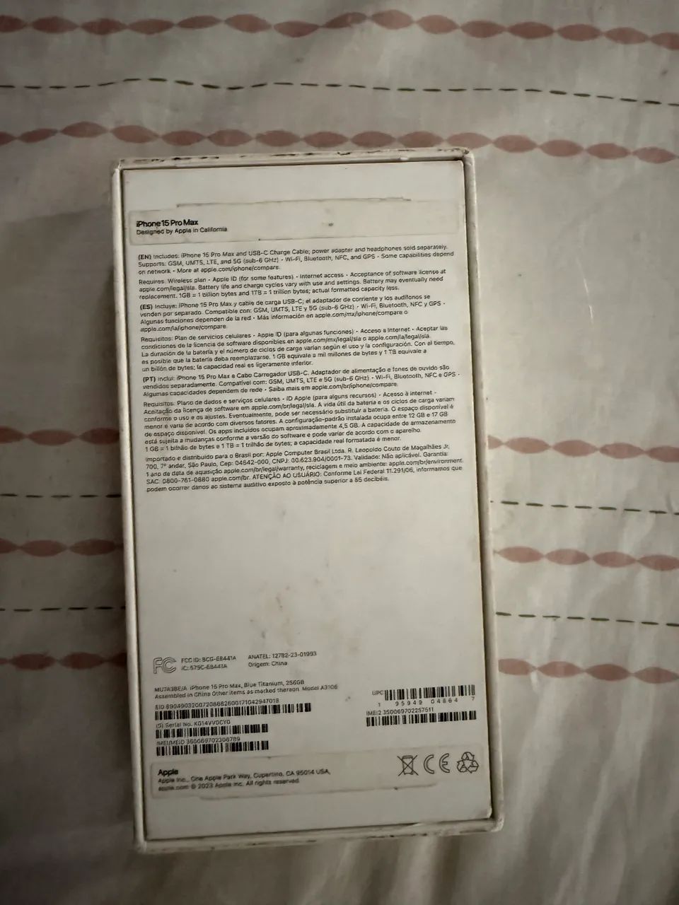 Caixa iphone 15 pro max  - Foto 2