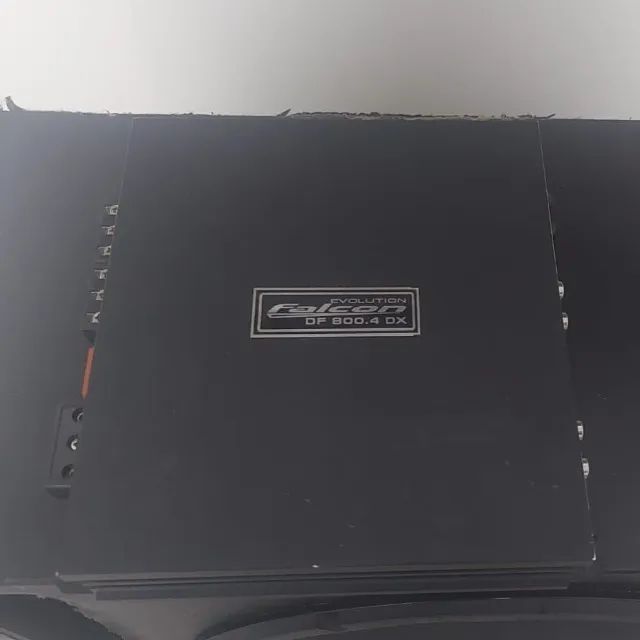 Caixa trio com amplificador e cabos - Foto 4