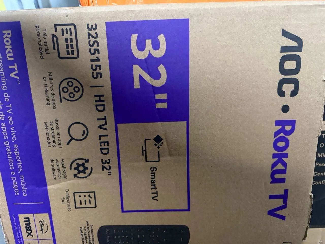 TV AOC ROKU 32 POL. NOVA NA CAIXA - Foto 2