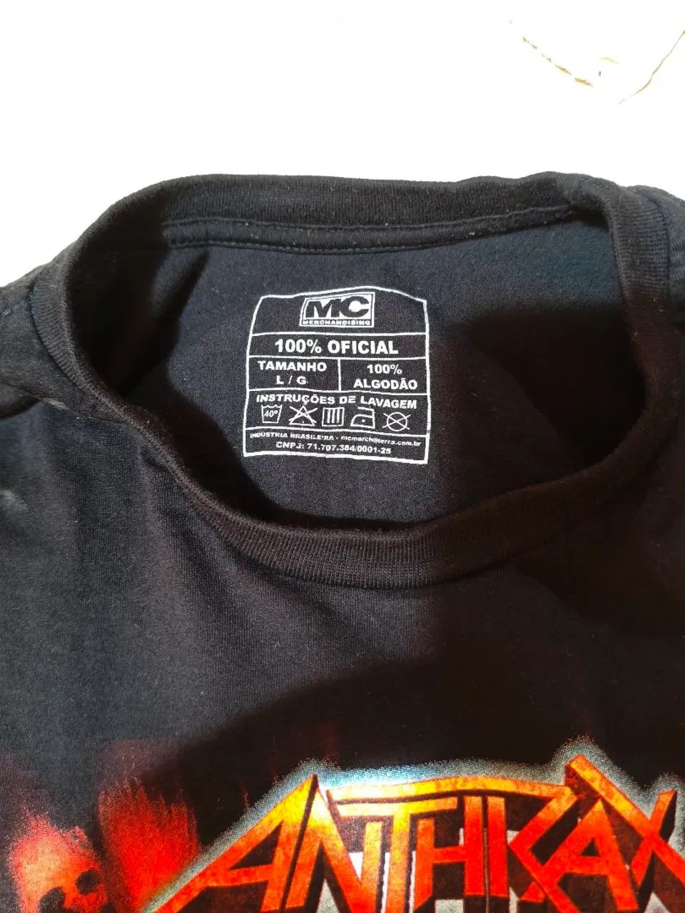 Camisa oficial Anthrax - Foto 3