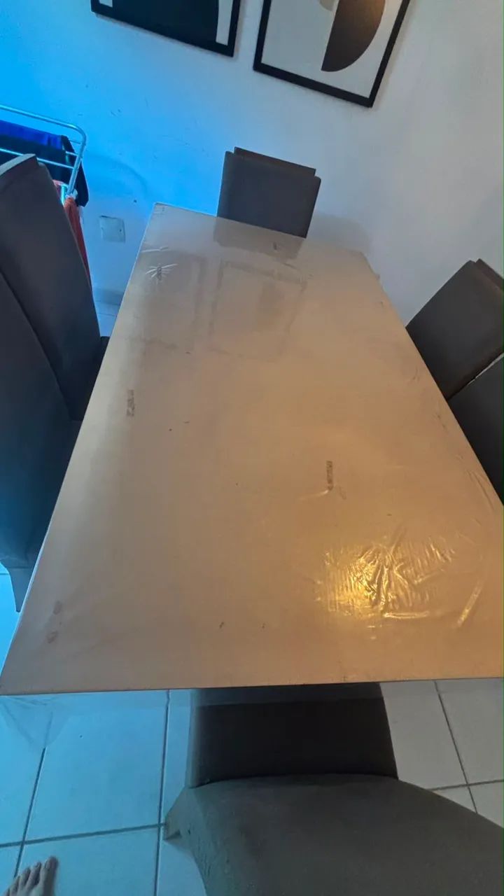 Vendo mesa 6 cadeiras. Para restauração.  - Foto 4