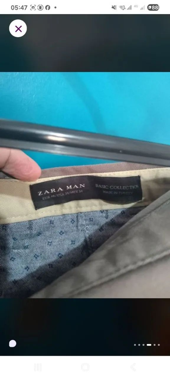 Calça zara slim cinza - Foto 5