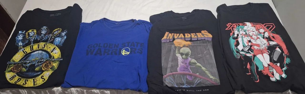 Pacote de 14 Camisas Usadas G & GG - Foto 3
