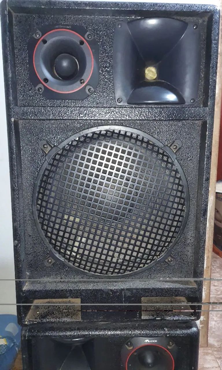 Par de caixas acústicas passivas Soundbox 12 polegadas 3 vias - 400Watts RMS