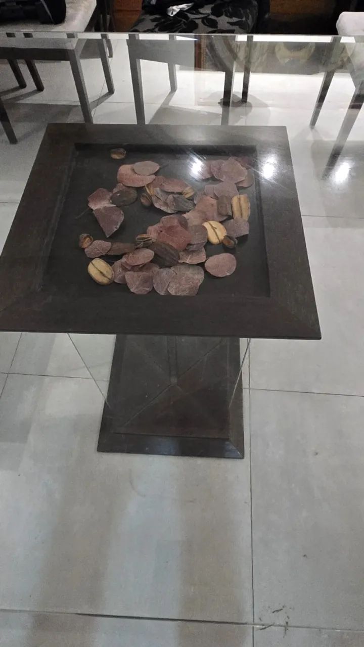 Mesa de jantar 8 lugares em vidro - Foto 4