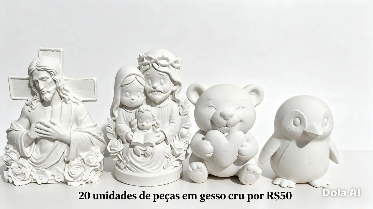 Gesso cru , 20 unidades R$50  - Foto 5