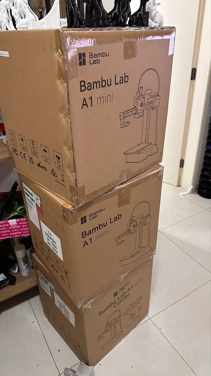 Impressora 3d A1 mini Bambu Lab - Nova Lacrada  - Foto 2