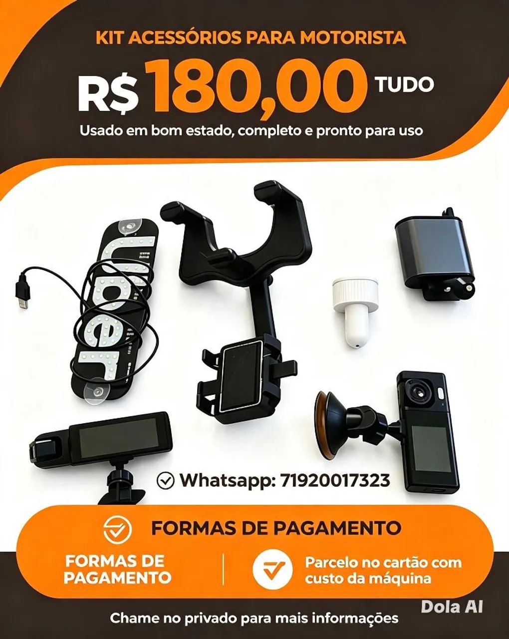 Câmera e acessórios Veicular 