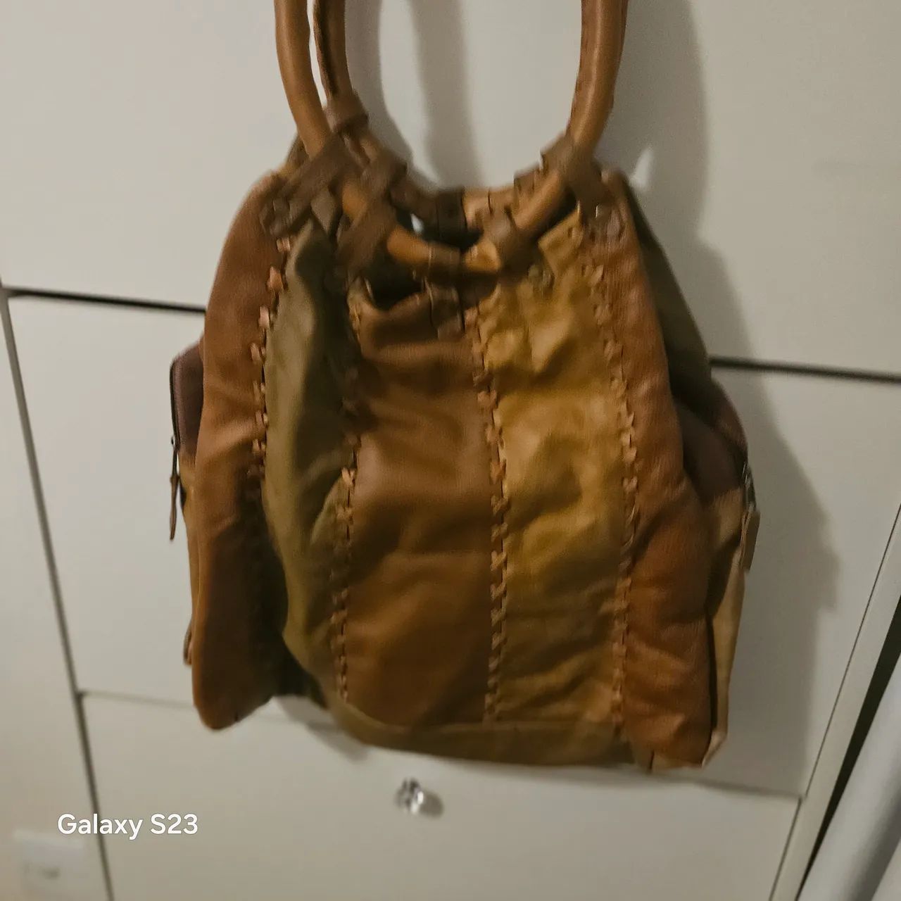Bolsa de couro toda forrada  - Foto 2