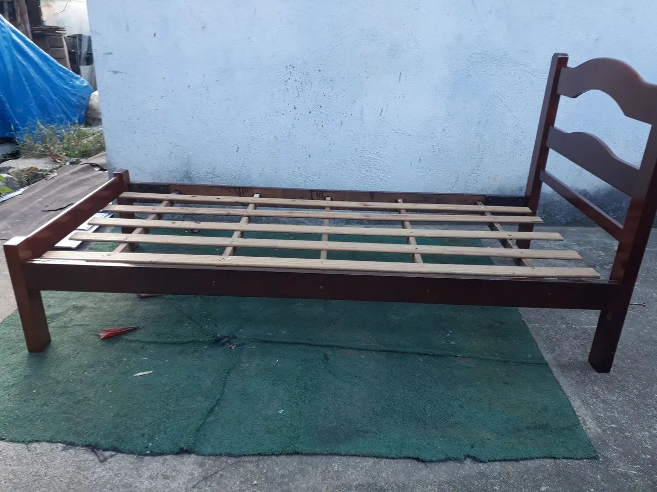 Cama de solteira madeira  - Foto 3