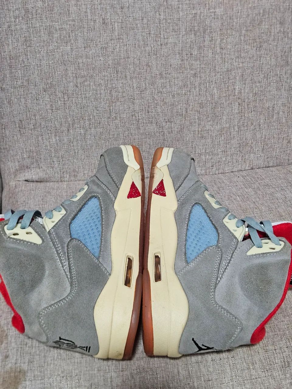 Jordan 5 Trophy Room Ice Blue - Foto 5