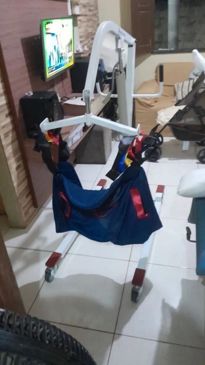 Guincho Para Elevação Manual De Acamados até 200kg