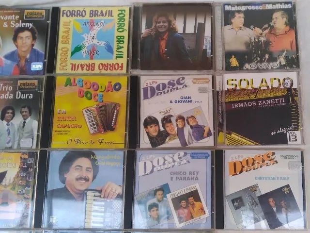 Lote 30 Cds Sertanejo Raiz Modas E Forro Originais Raridades Colecao Fechada - Foto 2
