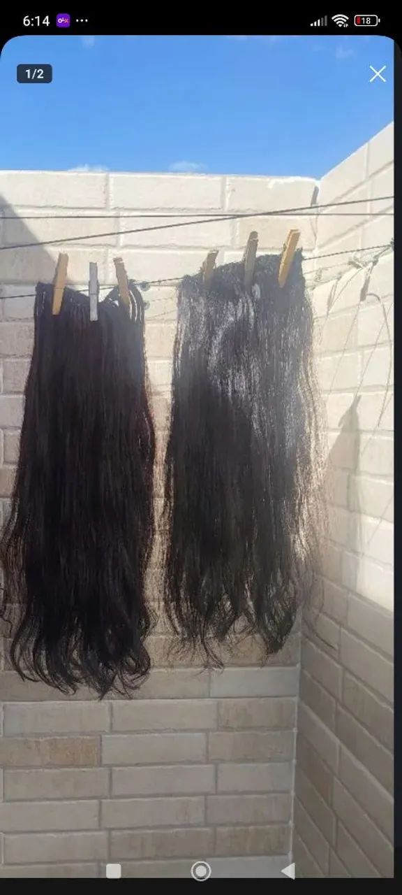Cabelo Humano - ondulado 5 telas - Foto 2