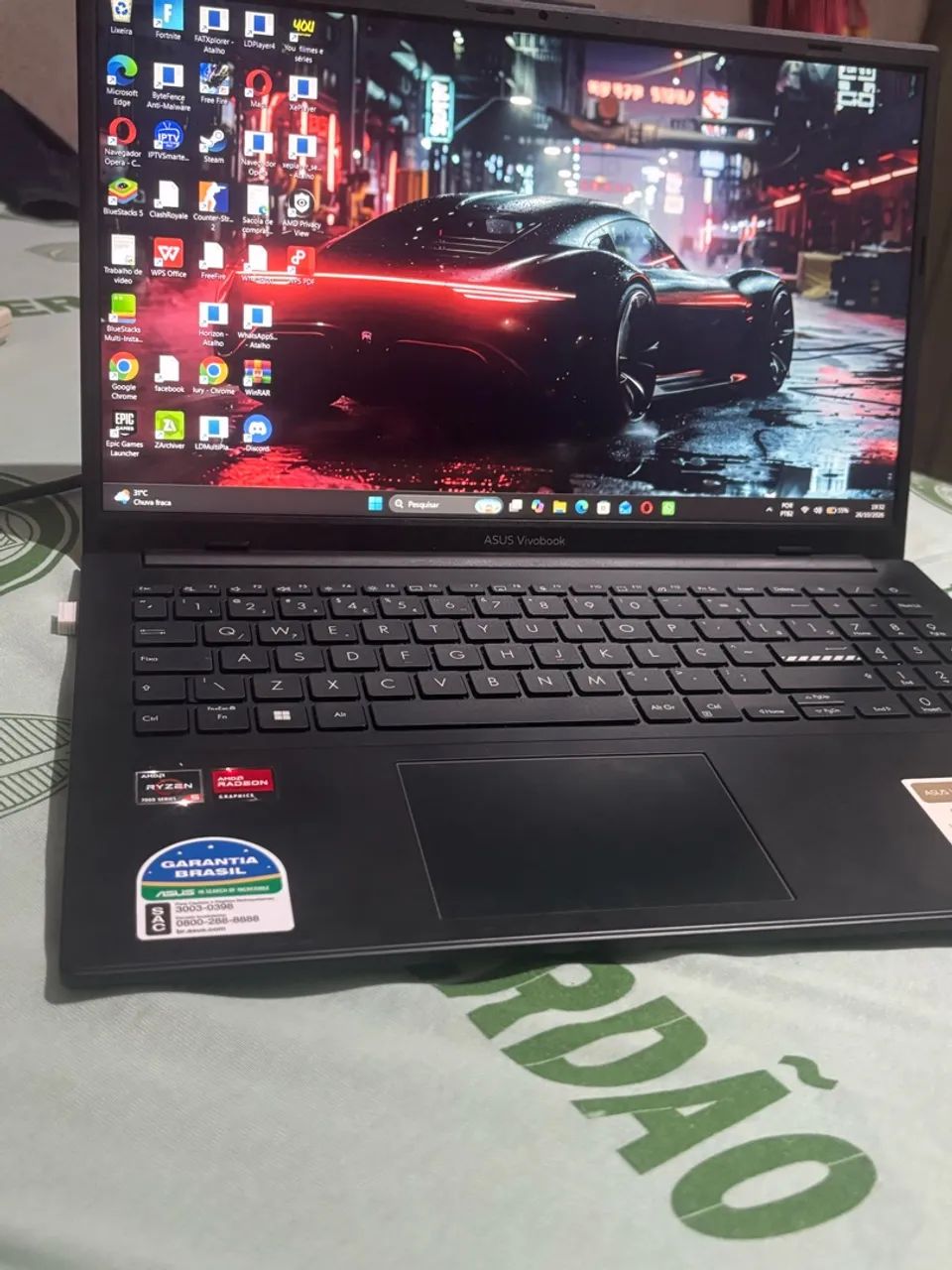 Notebook Asus Vivobook Go Ryzen 5 7520U