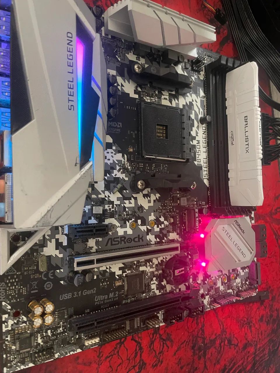 Asrock Stell  Legend B450m - Foto 4