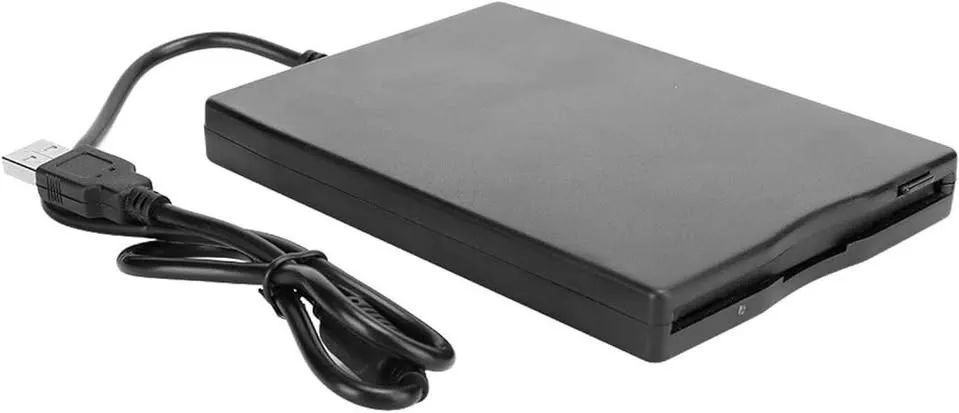 Unidade externa USB disquete de 3,5 polegadas (disco de 1,44 MB) p/ Windows (USB e USB-C) 