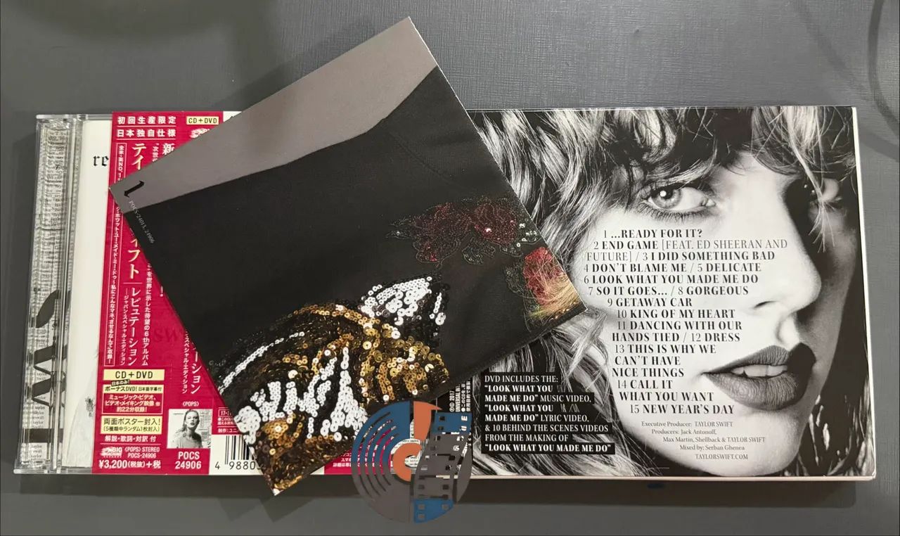 CD+DVD TAYLOR SWIFT REPUTATION JAPAN SPECIAL EDITION IMPORTADO JAPÃO - Foto 2