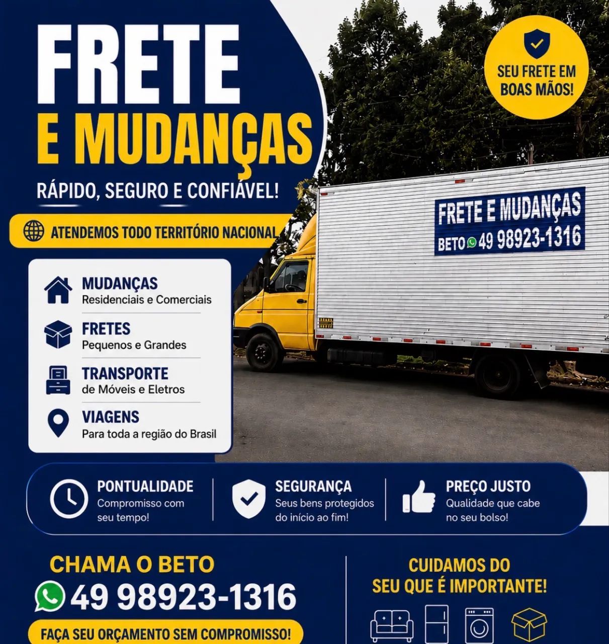 Fretes e Mudanças - Chapecó e todo território nacional 