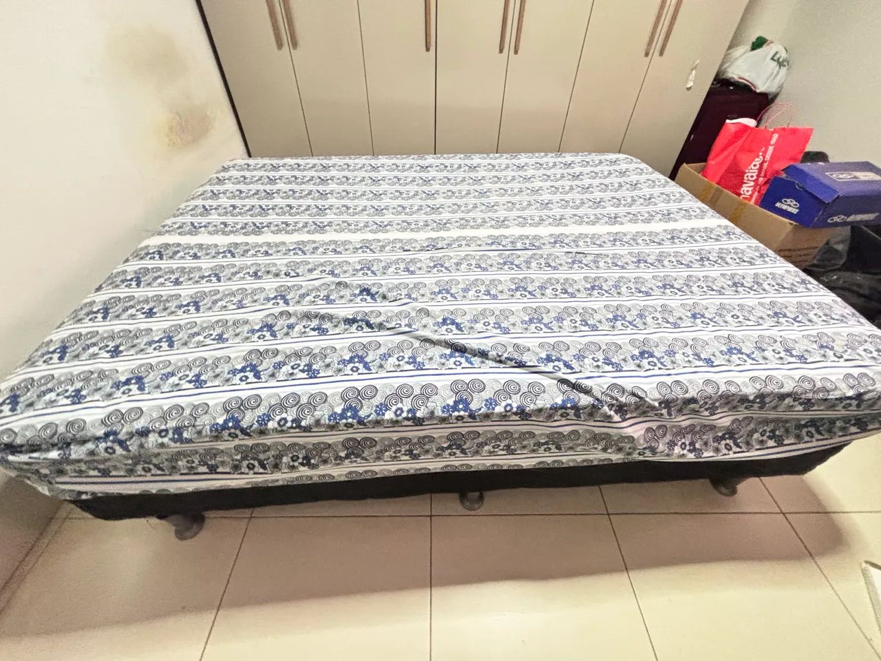 Cama Box Casal (Base) - Usada, Boa Conservação - Foto 2