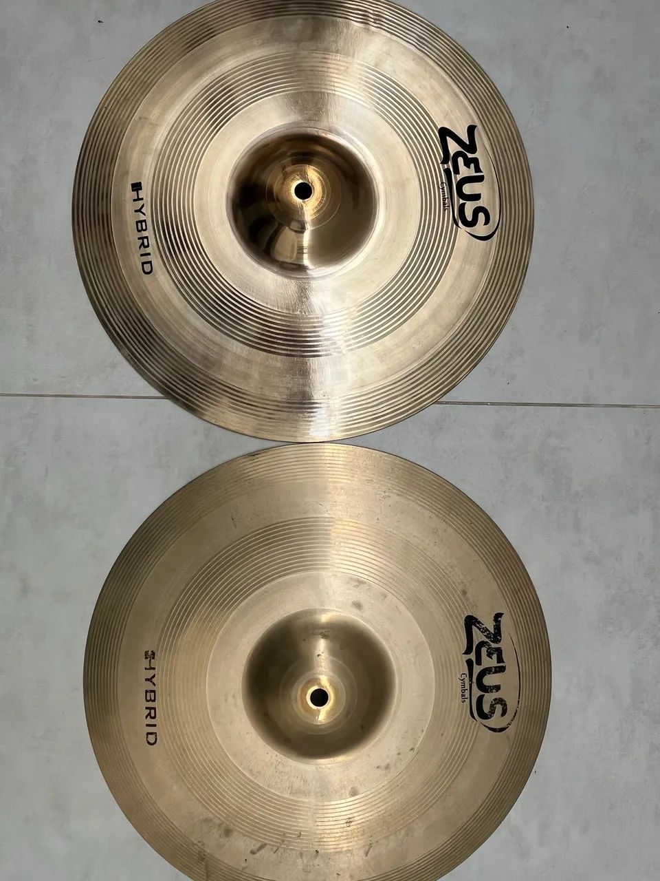 Kit de pratos Zeus liga B20 Hybrid Set C 14,16, 20 + Bag